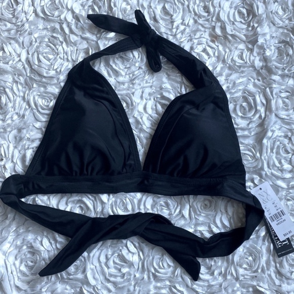 New York & Company size medium new with tags black bikini top